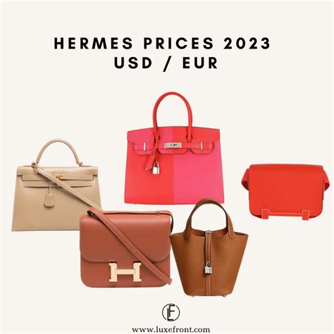 hermes bag price new|Hermes bags price list 2024.